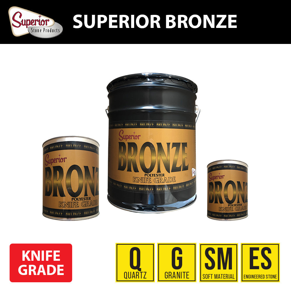 SUPERIOR BRONZE POLYESTER KNIFE GRADE ADHESIVE - detroitdiamondtools