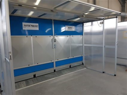 WEHA AUTOMATIC DRY DUST COLLECTOR BOOTH SYSTEM