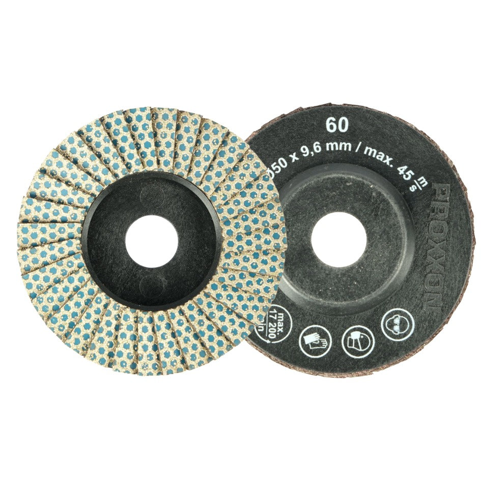PROXXON INC DIAMOND-COATED FLAP DISCS FOR LHW/E AND LHW/A PACK OF 2