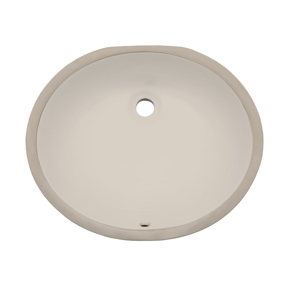 PORCELAIN UNDERMOUNT OVAL SINK - Detroitdiamondtools
