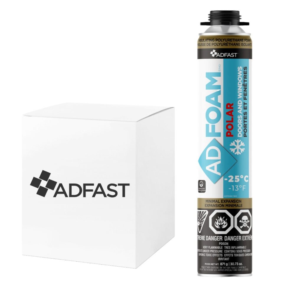 ADFAST 1825 ADFOAM POLAR GUN GRADE INSULATING FOAM -13°F LOW EXPANSION 30.7 OZ