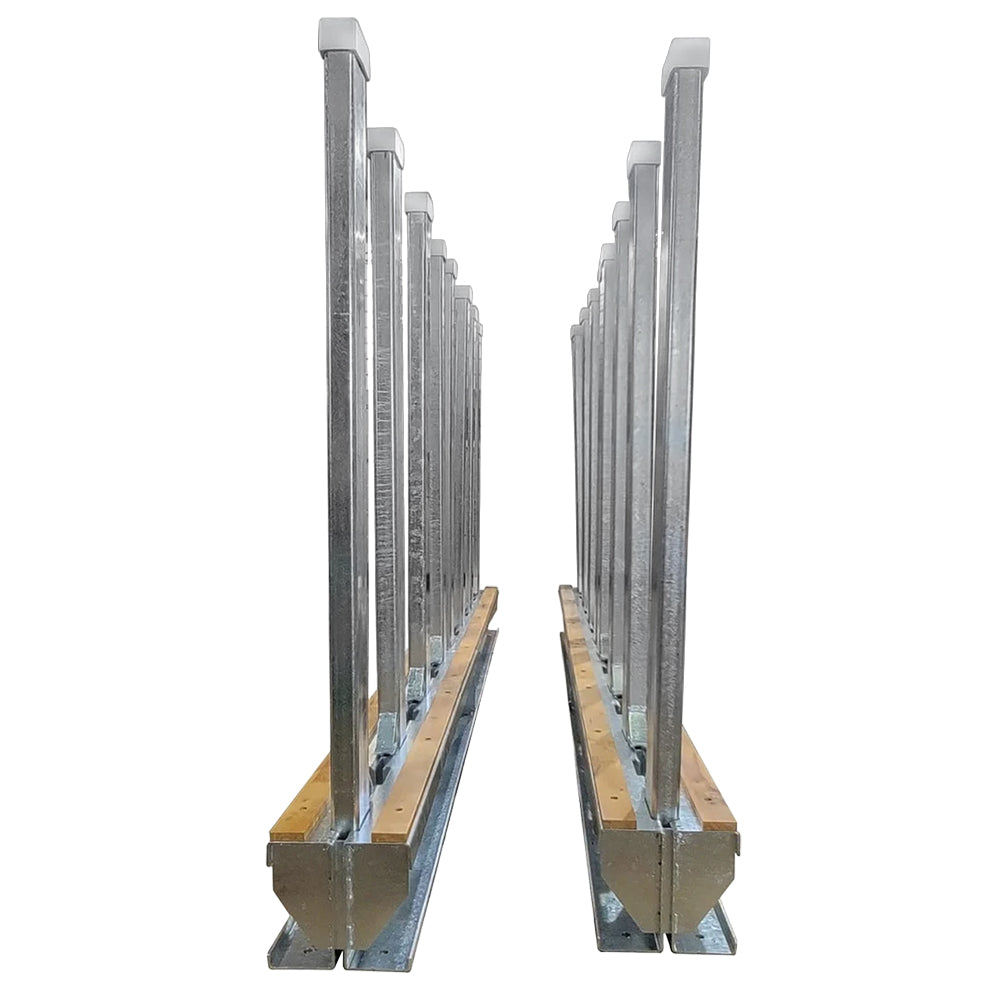 WEHA 10' HEAVY-DUTY SLAB STORAGE RACK – 5.5 TON CAPACITY