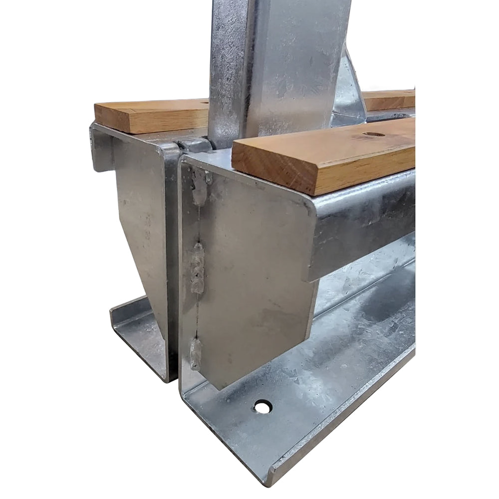 WEHA 10' HEAVY-DUTY SLAB STORAGE RACK – 5.5 TON CAPACITY