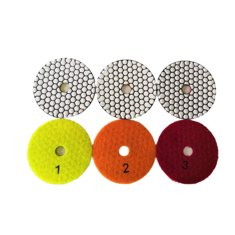 DURO THREE STEP DRY POLISHING PADS - Detroitdiamondtools