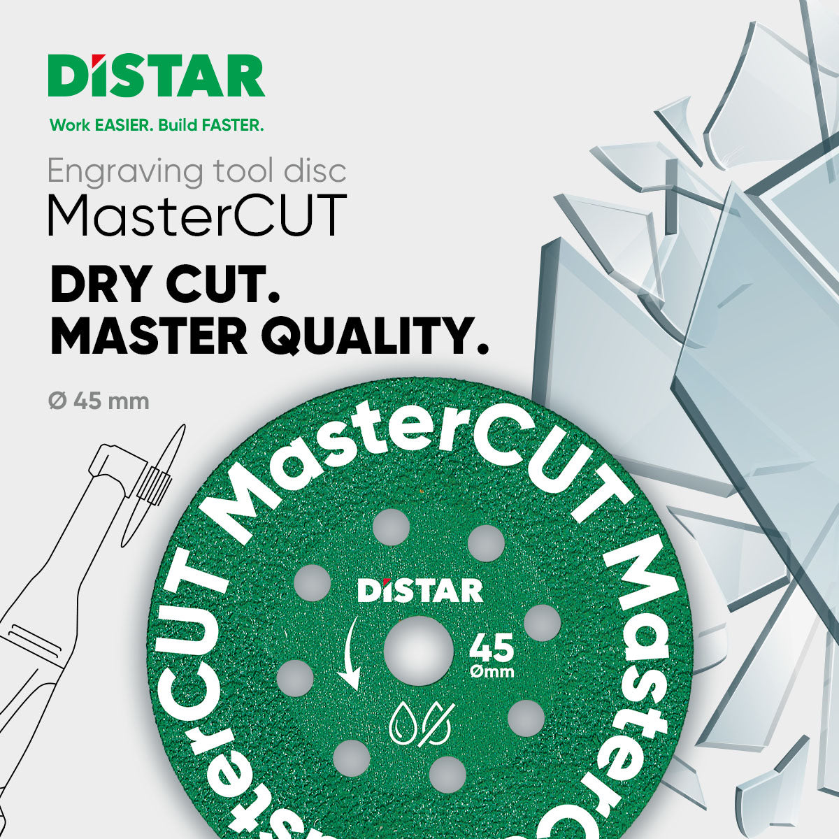 DISTAR MasterCUT 2″ Diamond Tile Blade
