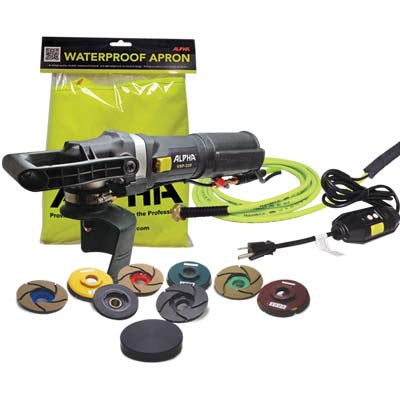 ALPHA 3" DUAL ADAPTER - ALPHA SCRATCH REMOVAL KIT - Detroitdiamondtools