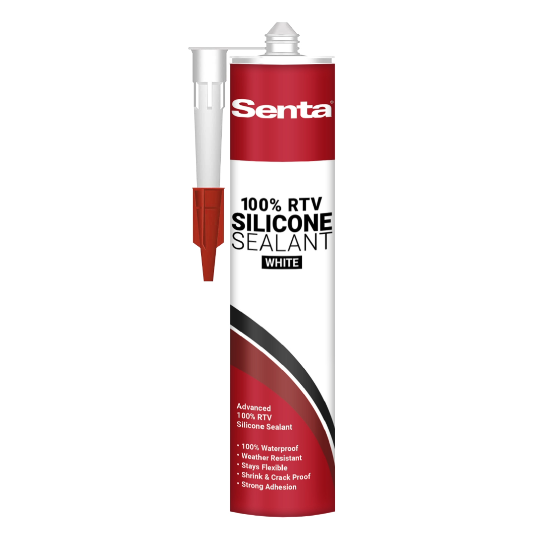 SENTA 100% RTV SILICONE SEALANT - WHITE - Detroitdiamondtools