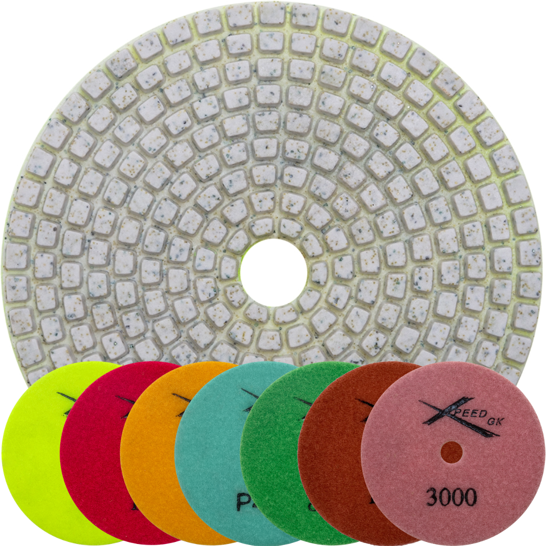 Xpeed 7 Step Wet Polishing Pad - Detroitdiamondtools